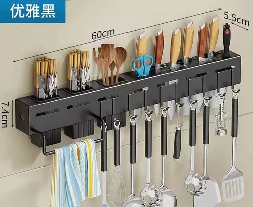 Organizador Utensilios Cocina Pared 60cm